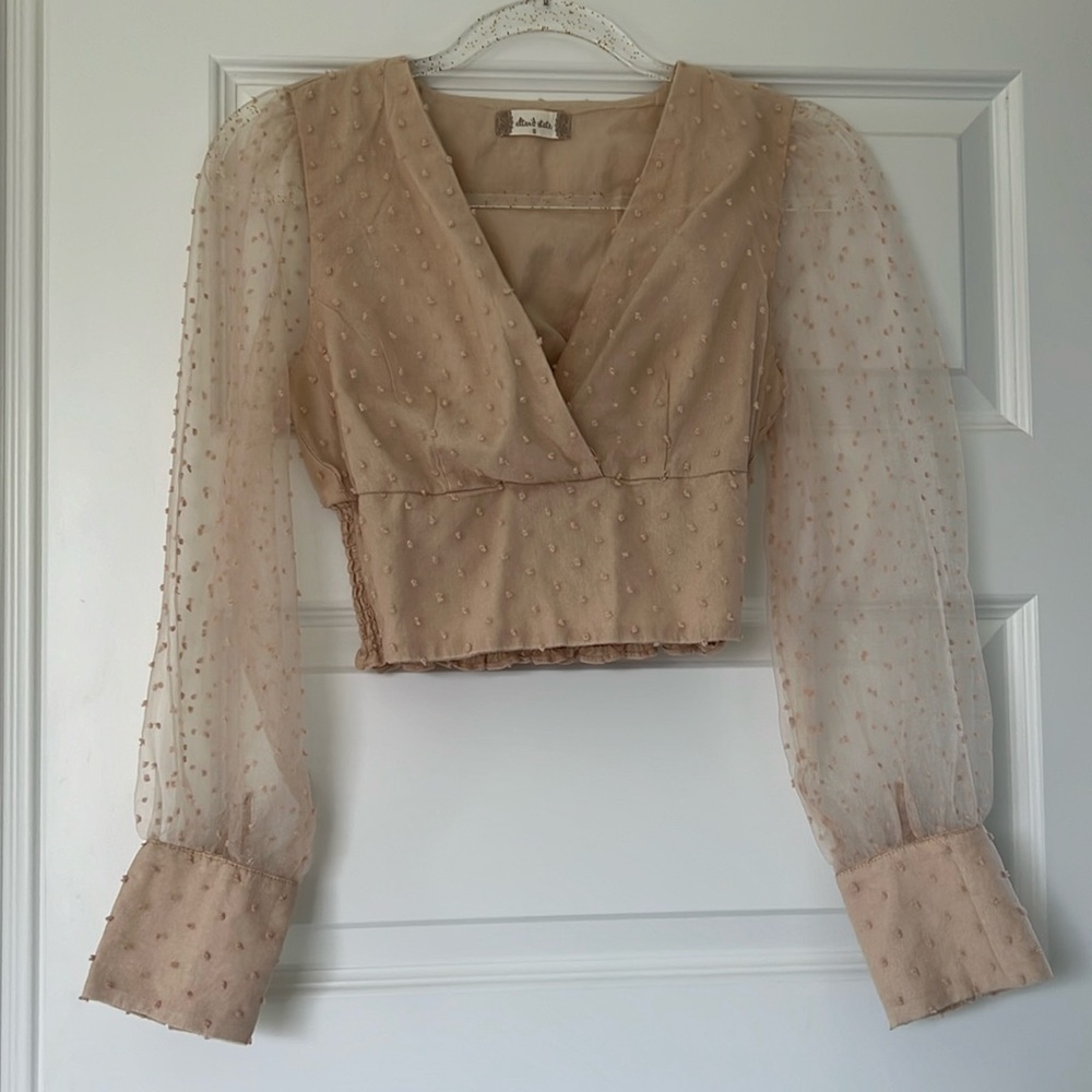 Altered state crop top long sleeve